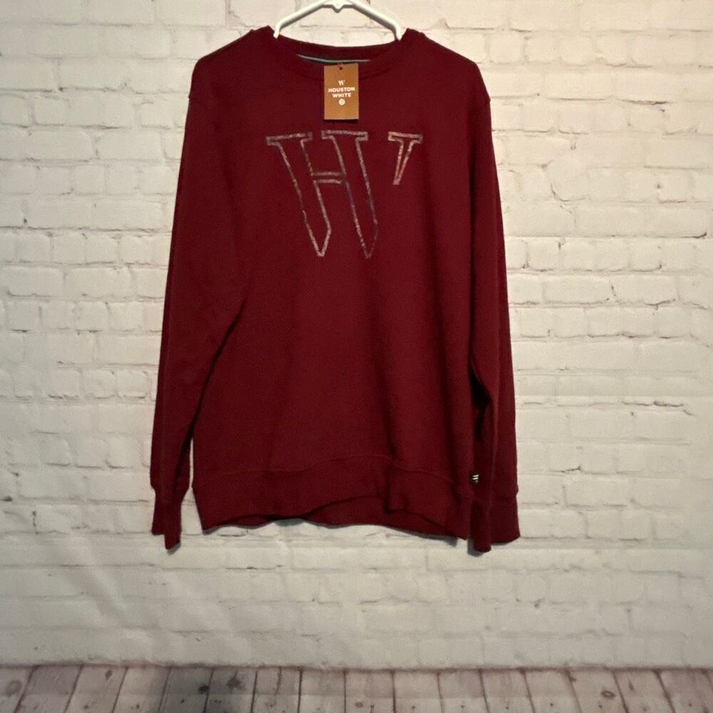 Houston White Graphic Sweatshirt – Size Medium (NWT) 🔴✨